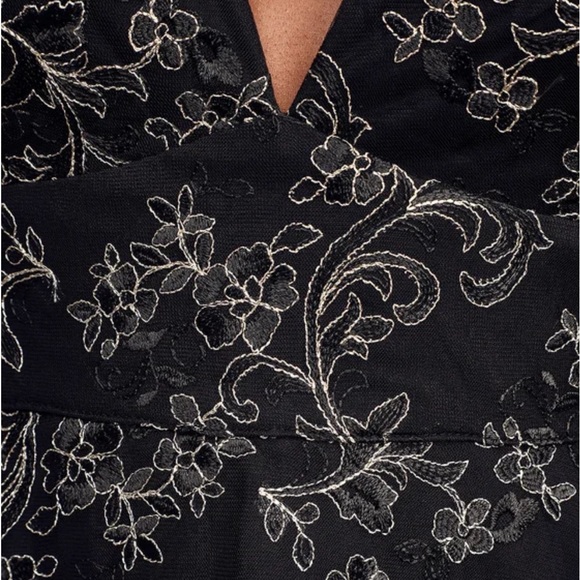 Lulus Enraptured Embroidered Lace Skater Dress Fairy Cocktail Party Holidays NWT - Picture 8 of 11